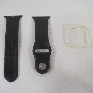 Apple Watch 38 mm Silicone Band Strap & Clear Case